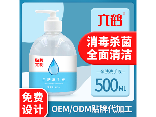 500ML 亲肤洗手液 贴牌